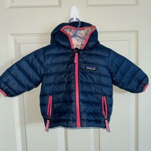 Patagonia Reversible Down Sweater Hoodie Floral